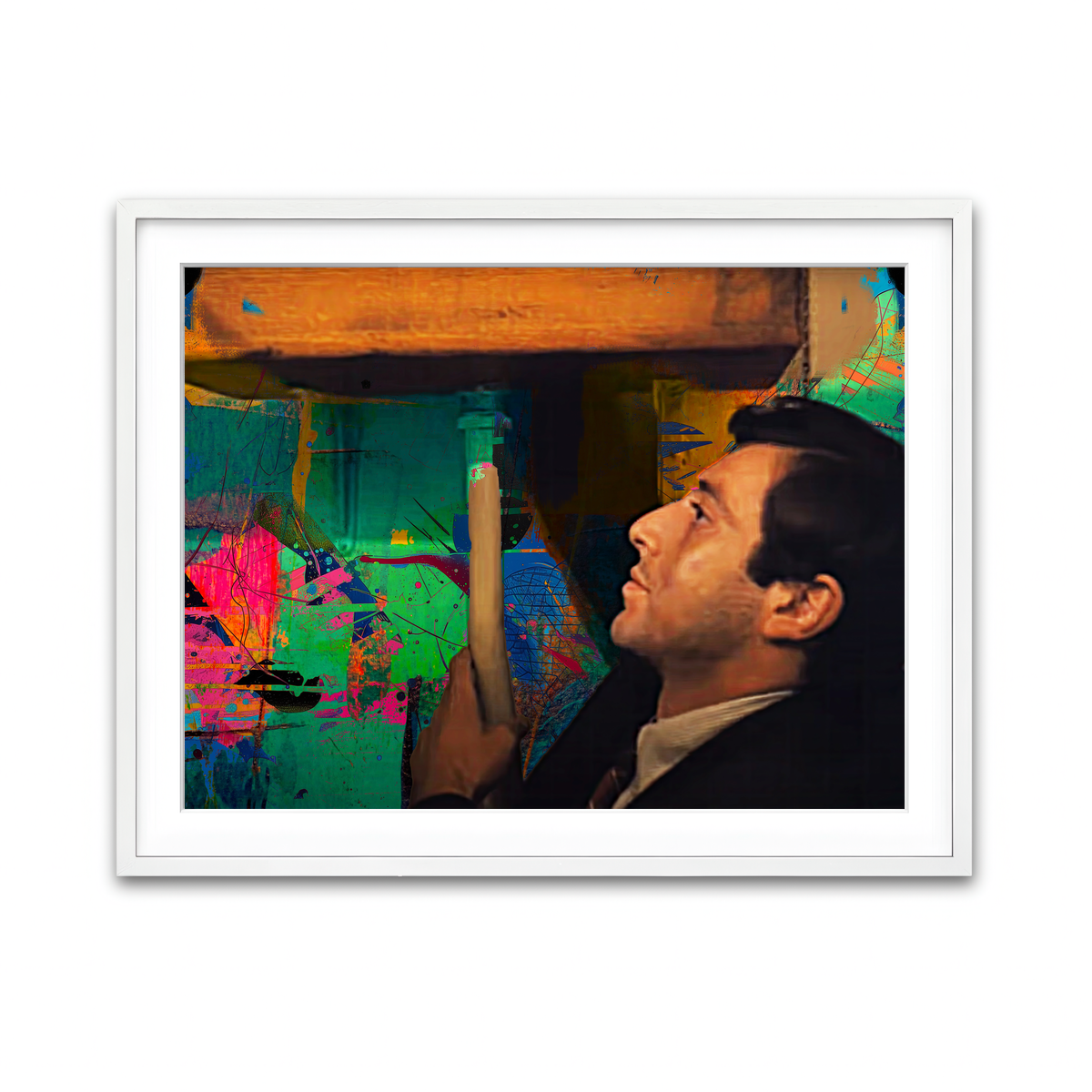 Framed Print 4x3 White