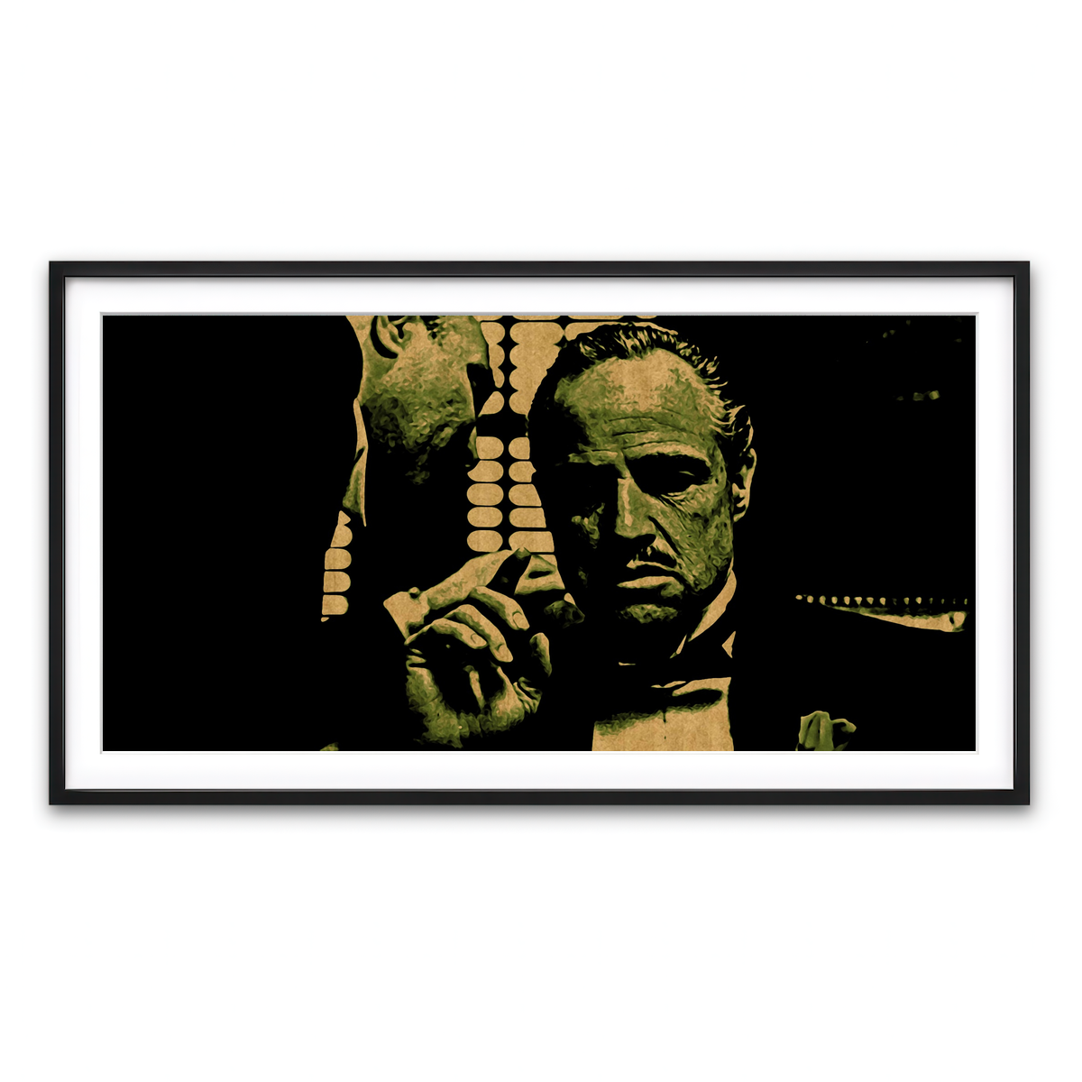 Framed Print 2x1 Black