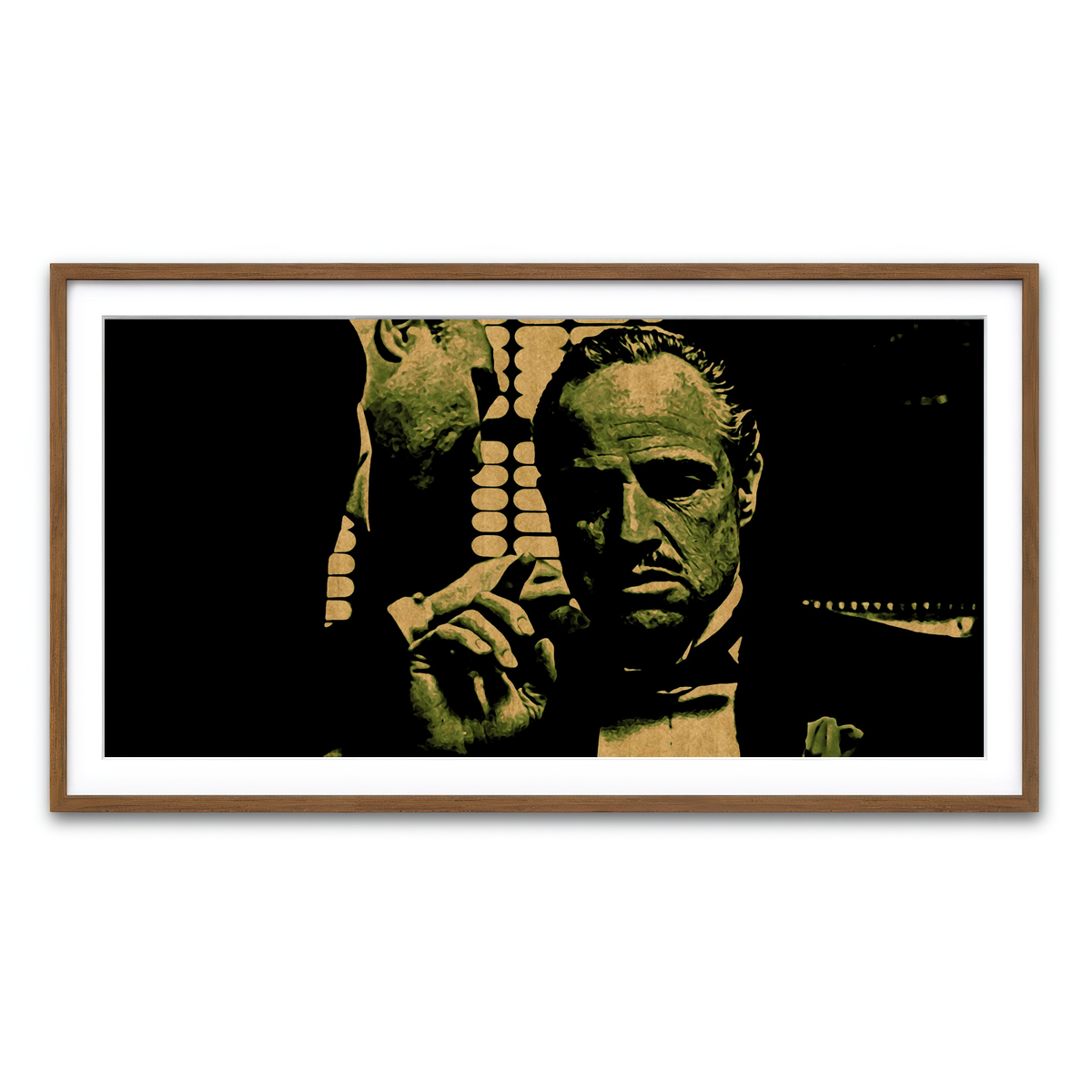 Framed Print 2x1 Walnut