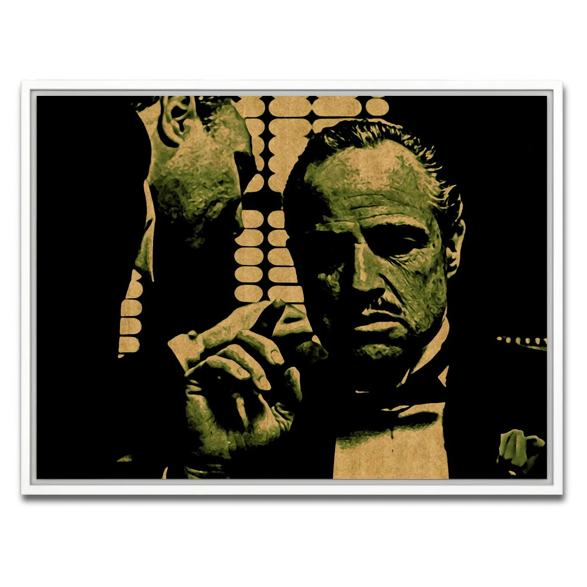 AUTO-MOCKUP WHITE | The Godfather | 1 Piece | White Framed Canvas | group=4x3