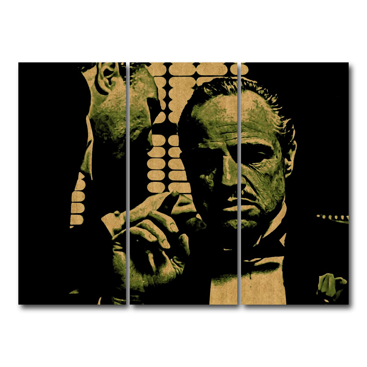 AUTO-MOCKUP WHITE | The Godfather | 3 Piece | Gallery Wrap Canvas | group=8x18