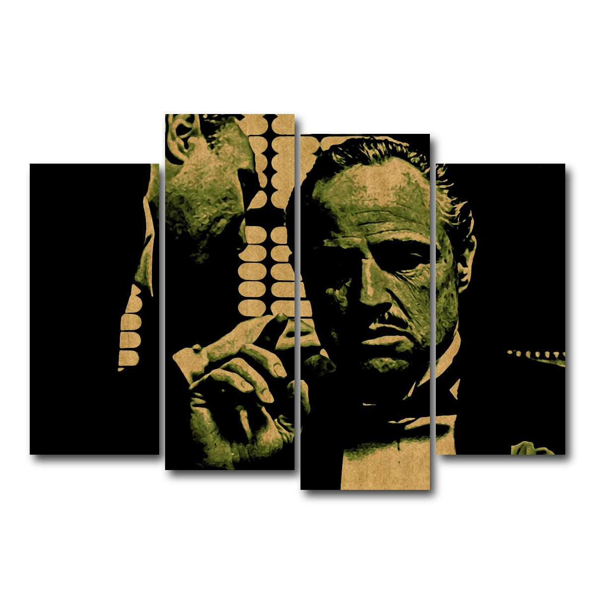 AUTO-MOCKUP WHITE | The Godfather | 4 Piece | Gallery Wrap Canvas | group=4_normal