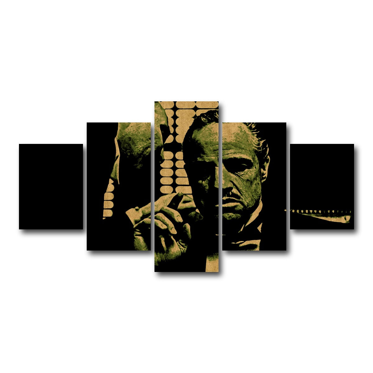 AUTO-MOCKUP WHITE | The Godfather | 5 Piece | Gallery Wrap Canvas | group=5_short