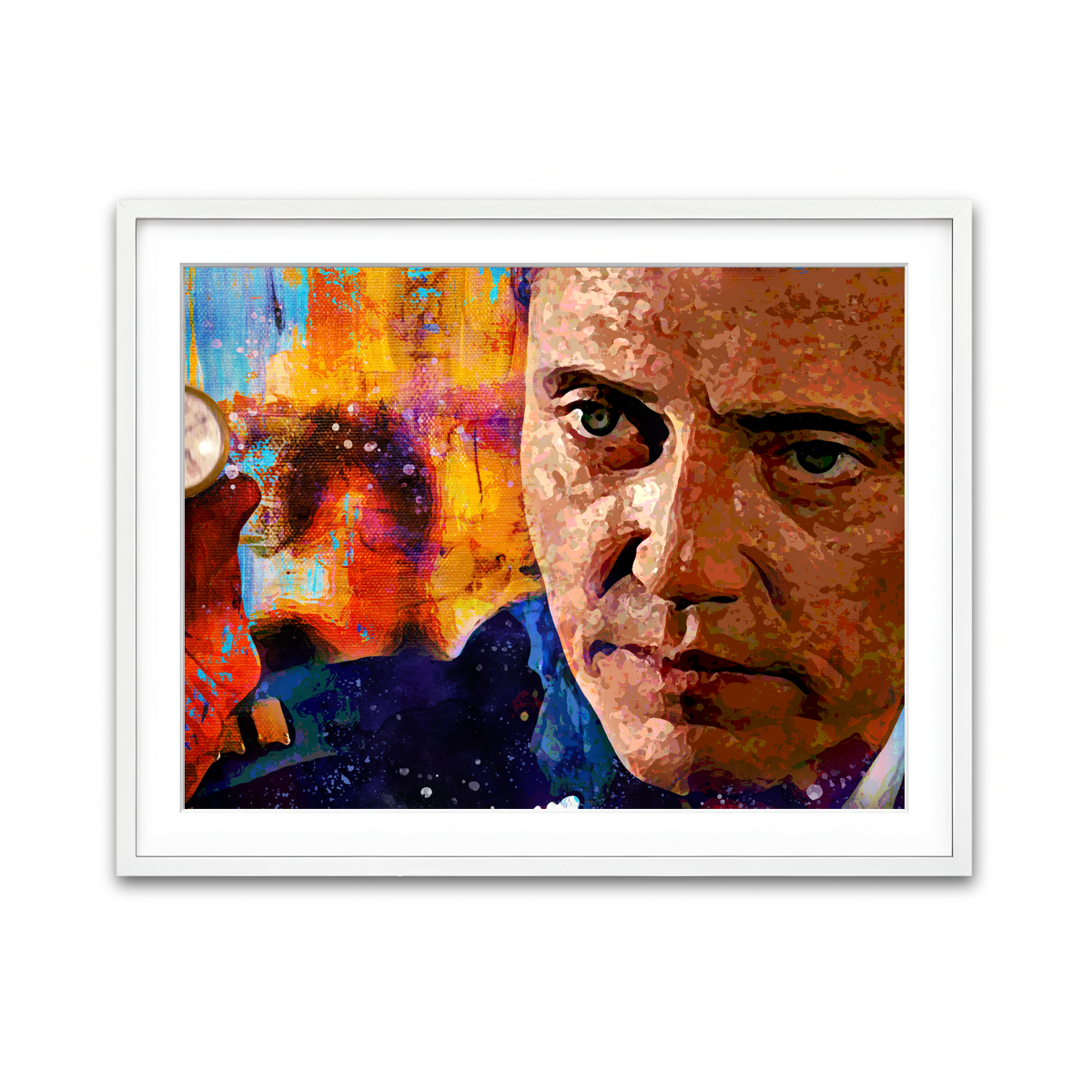 Framed Print 4x3 White