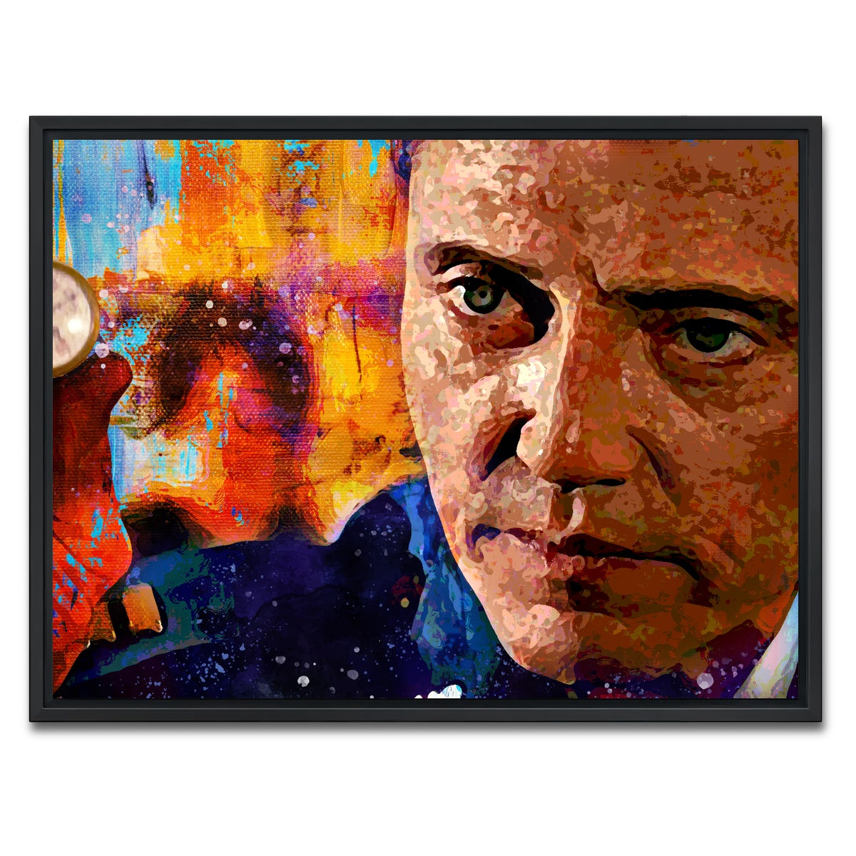 AUTO-MOCKUP WHITE | The Gold Watch | 1 Piece | Black Framed Canvas | group=4x3