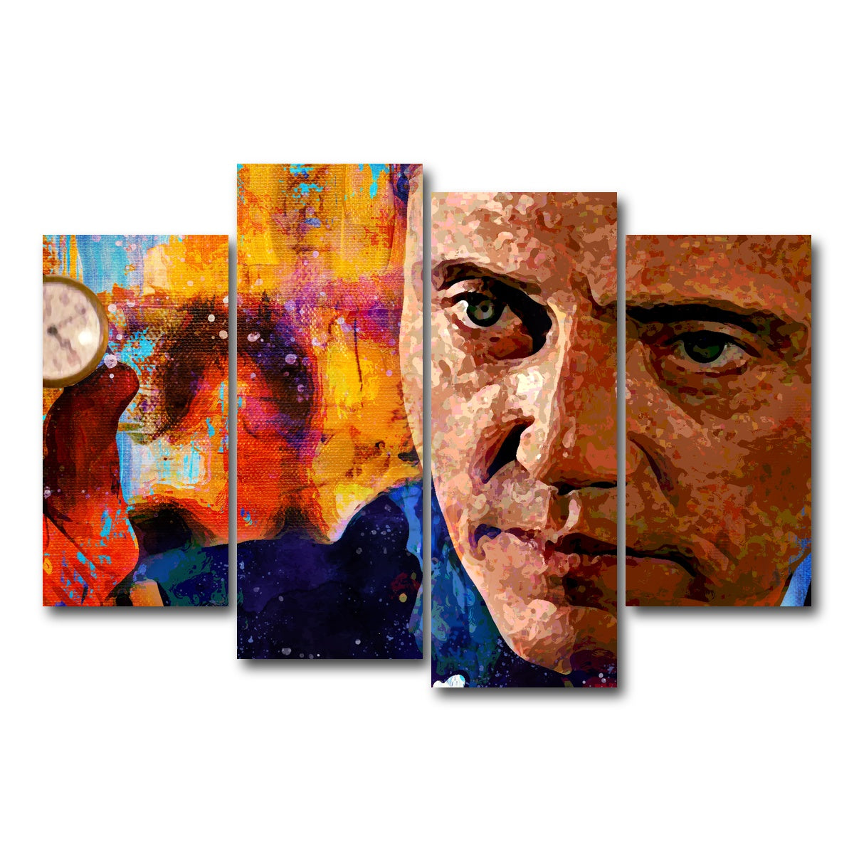 AUTO-MOCKUP WHITE | The Gold Watch | 4 Piece | Gallery Wrap Canvas | group=4_short