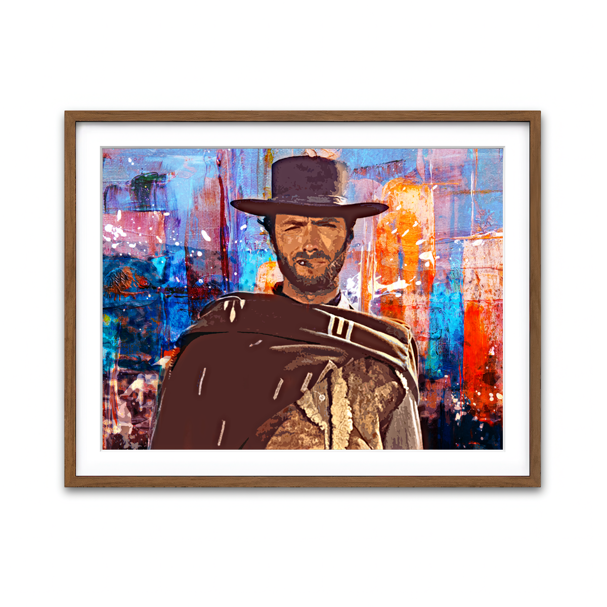 Framed Print 4x3 Walnut