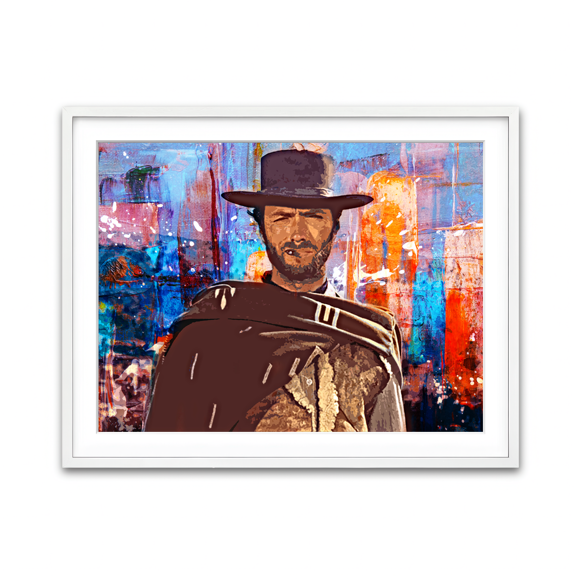 Framed Print 4x3 White