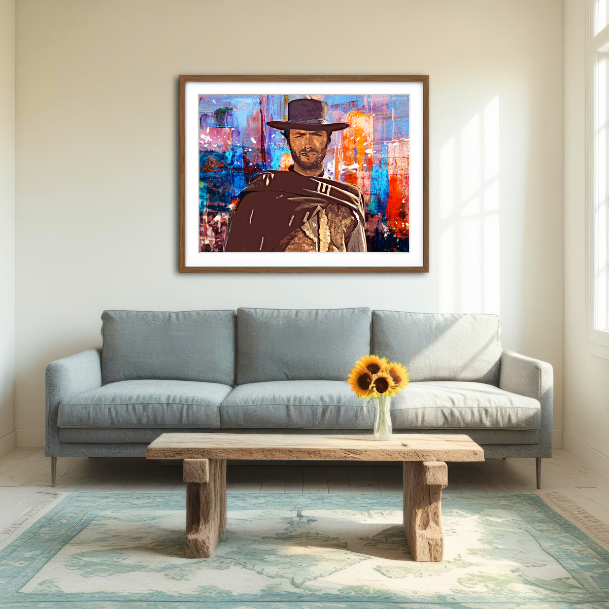 AUTO-MOCKUP ROOM | The Good, The Bad and The Ugly Wall Art
