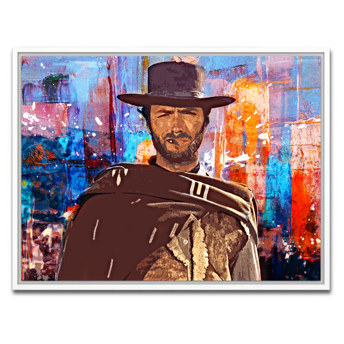 AUTO-MOCKUP WHITE | The Good, The Bad and The Ugly | 1 Piece | White Framed Canvas | group=4x3