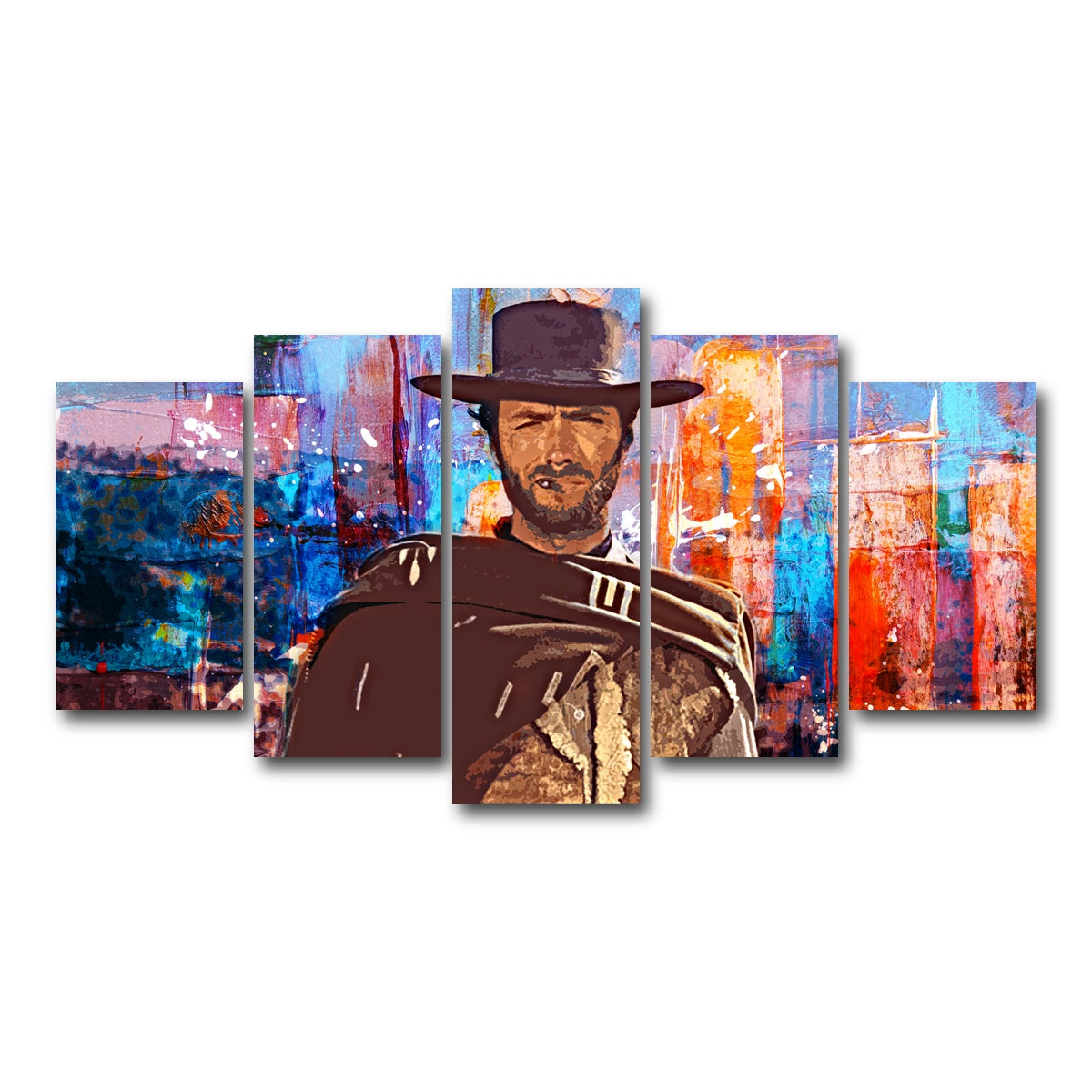 AUTO-MOCKUP WHITE | The Good, The Bad and The Ugly | 5 Piece | Gallery Wrap Canvas | group=5_normal