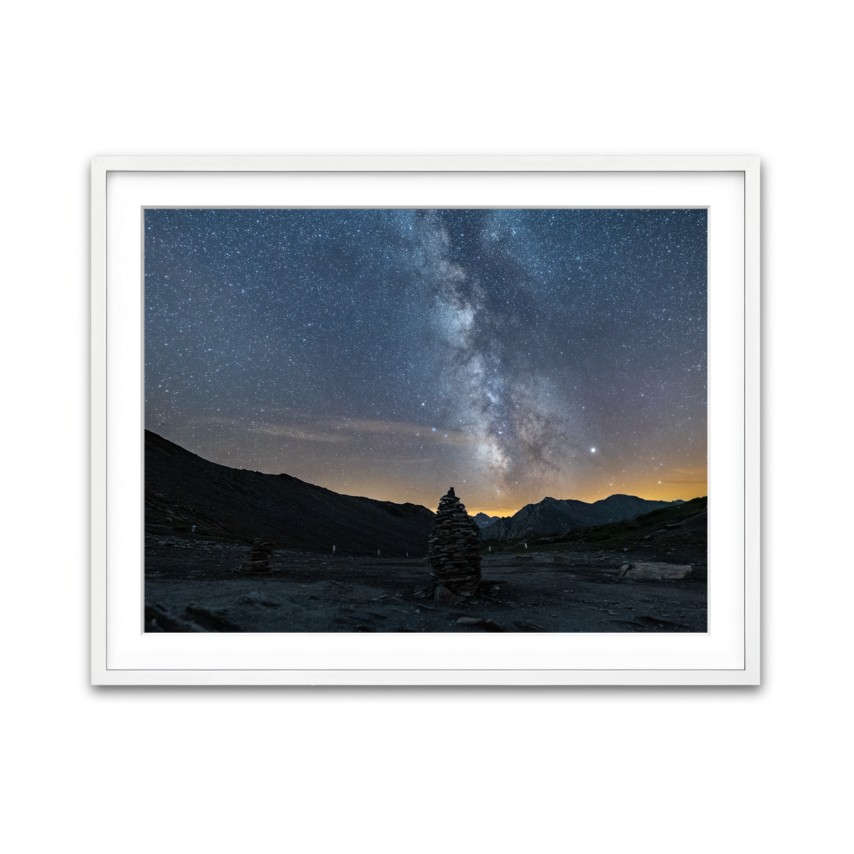 Framed Print 4x3 White