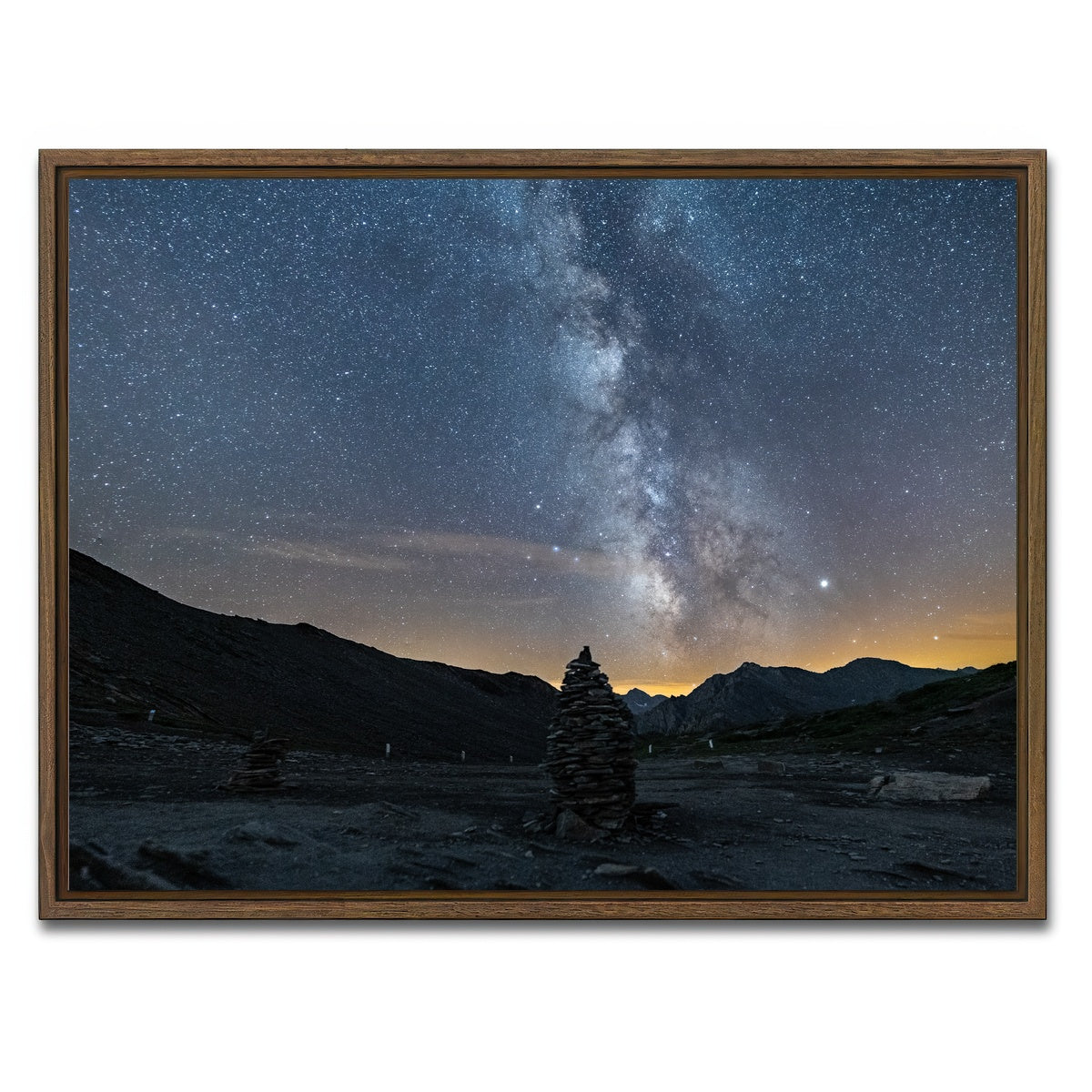 AUTO-MOCKUP WHITE | The Good Way | 1 Piece | Walnut Framed Canvas | group=4x3