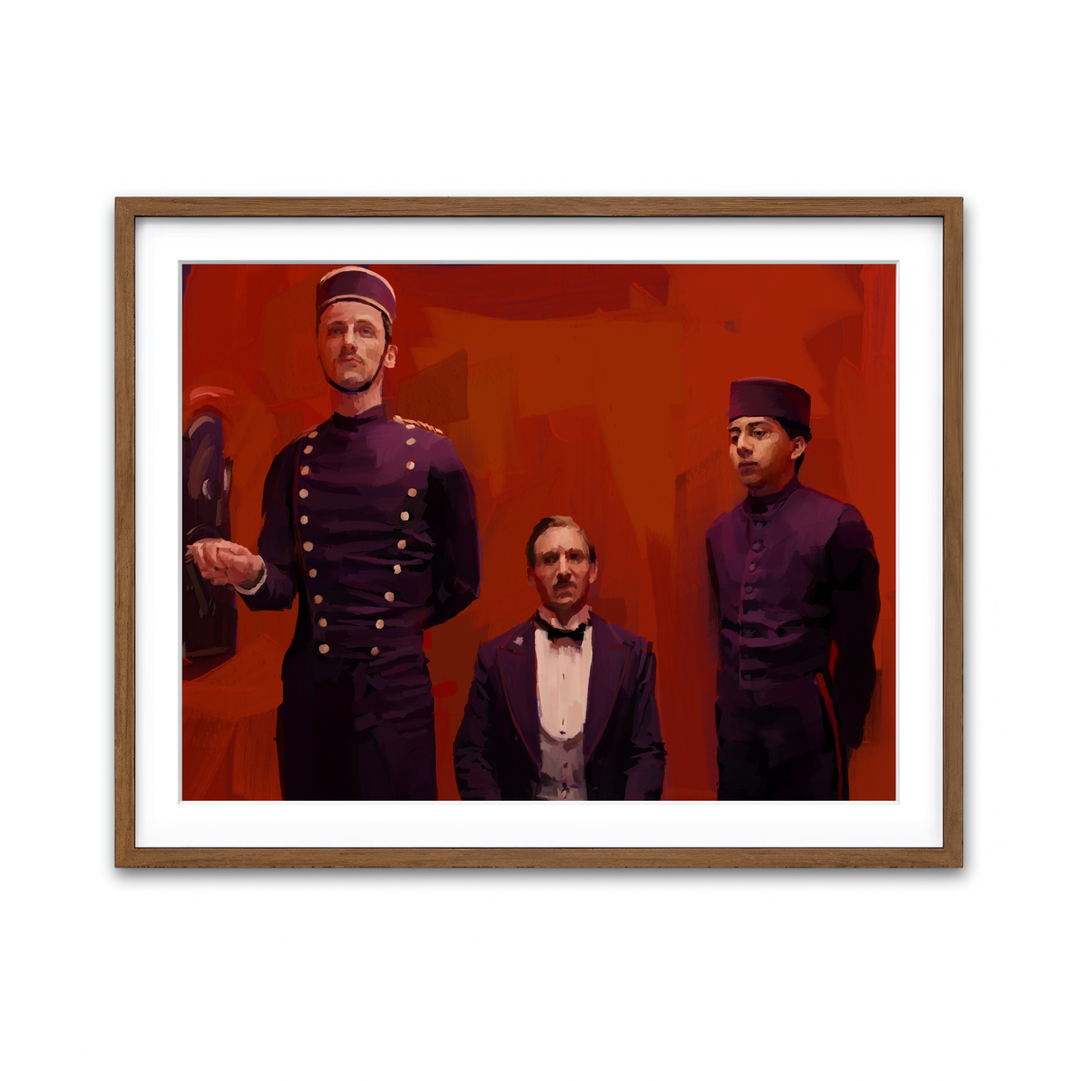 Framed Print 4x3 Walnut