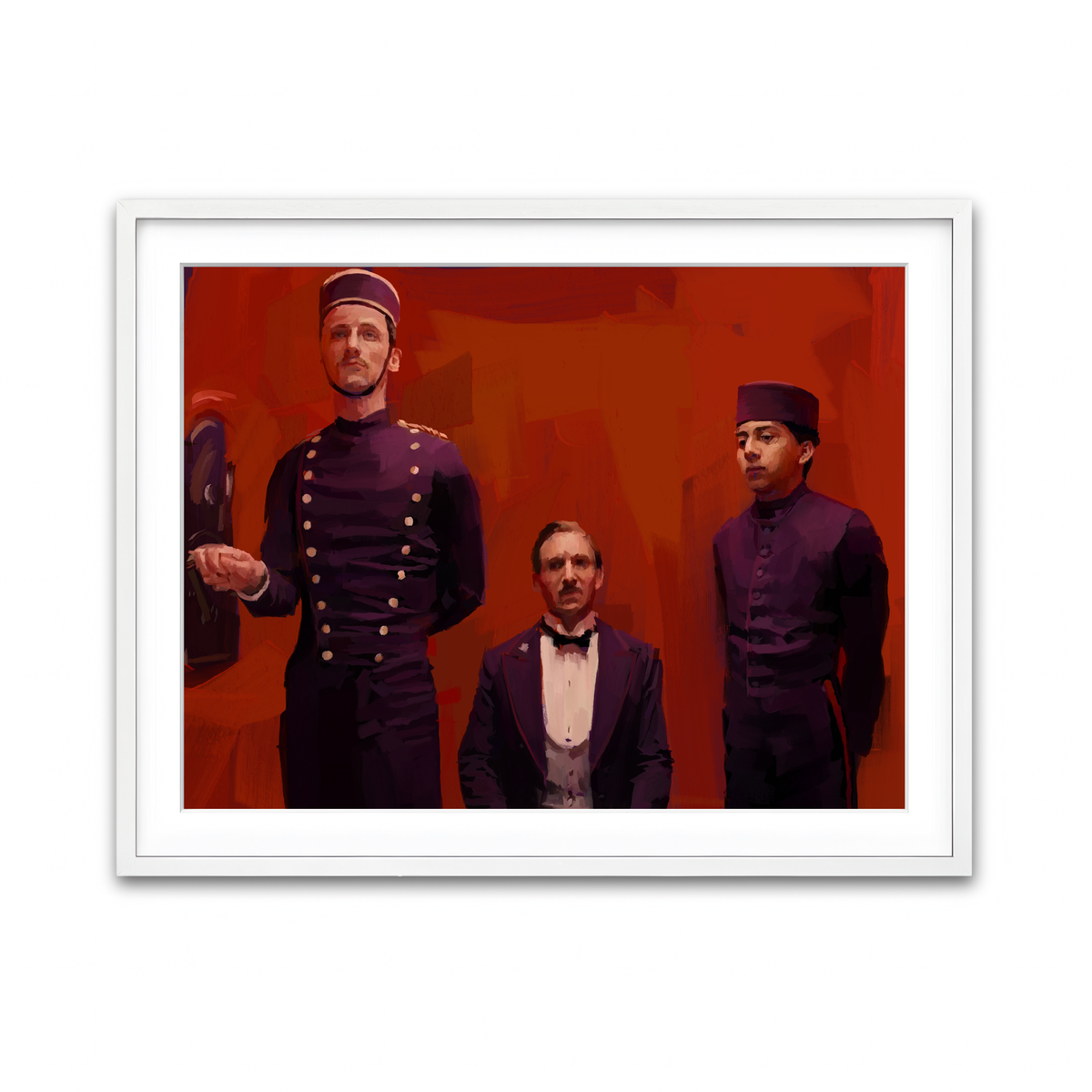 Framed Print 4x3 White