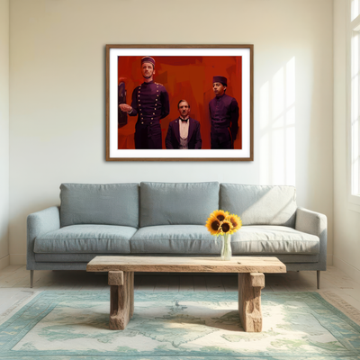 AUTO-MOCKUP ROOM | The Grand Budapest Hotel Wall Art