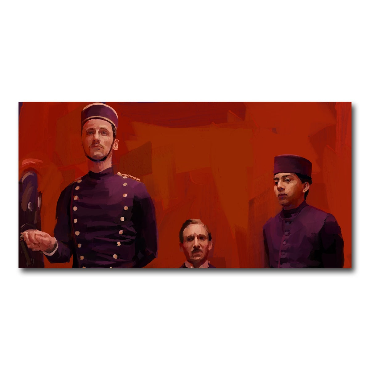AUTO-MOCKUP WHITE | The Grand Budapest Hotel | 1 Piece | Gallery Wrap Canvas | group=2x1