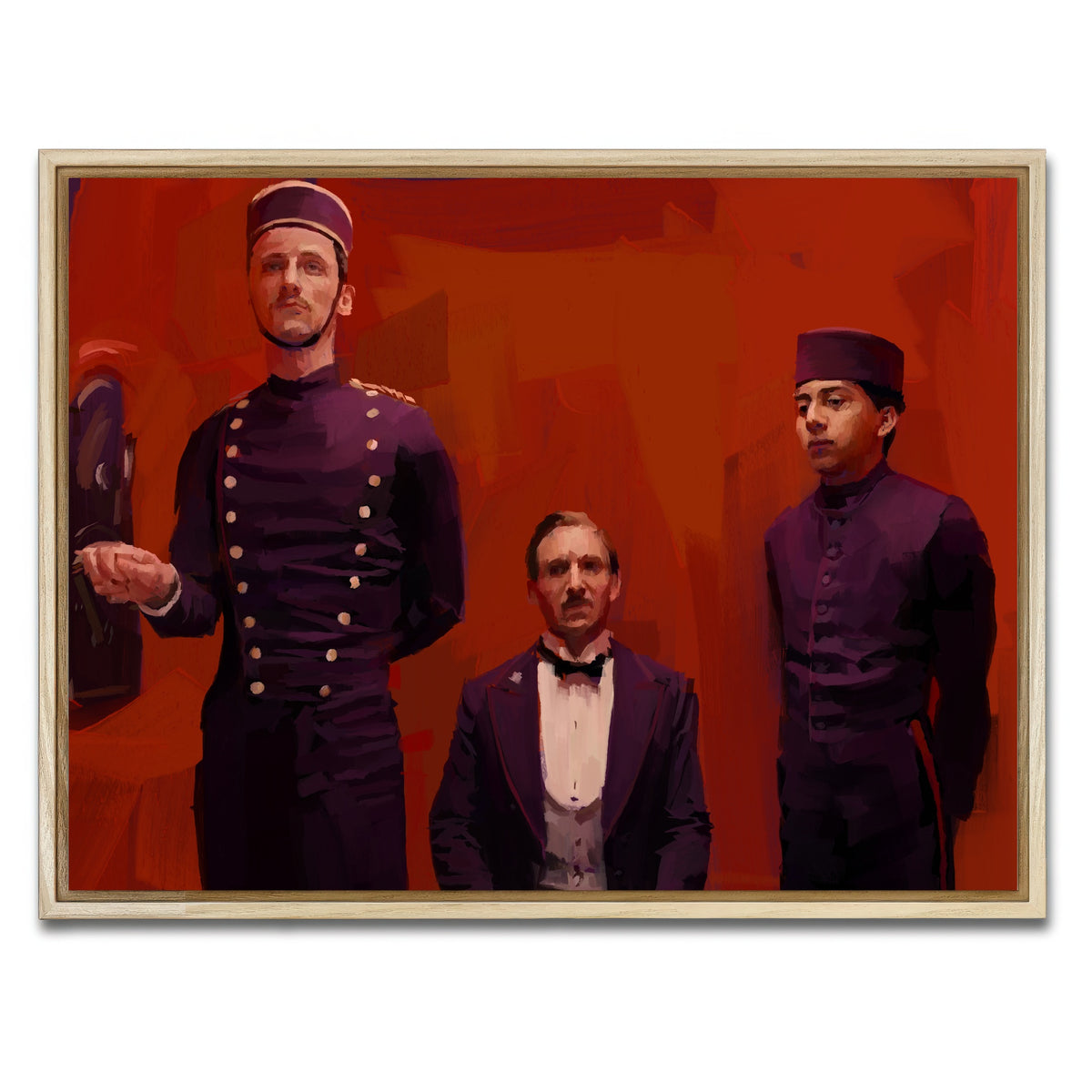 AUTO-MOCKUP WHITE | The Grand Budapest Hotel | 1 Piece | Natural Framed Canvas | group=4x3