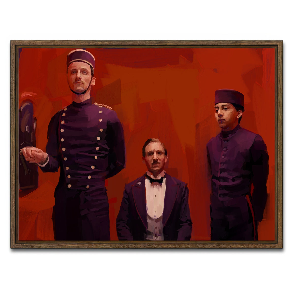 AUTO-MOCKUP WHITE | The Grand Budapest Hotel | 1 Piece | Walnut Framed Canvas | group=4x3