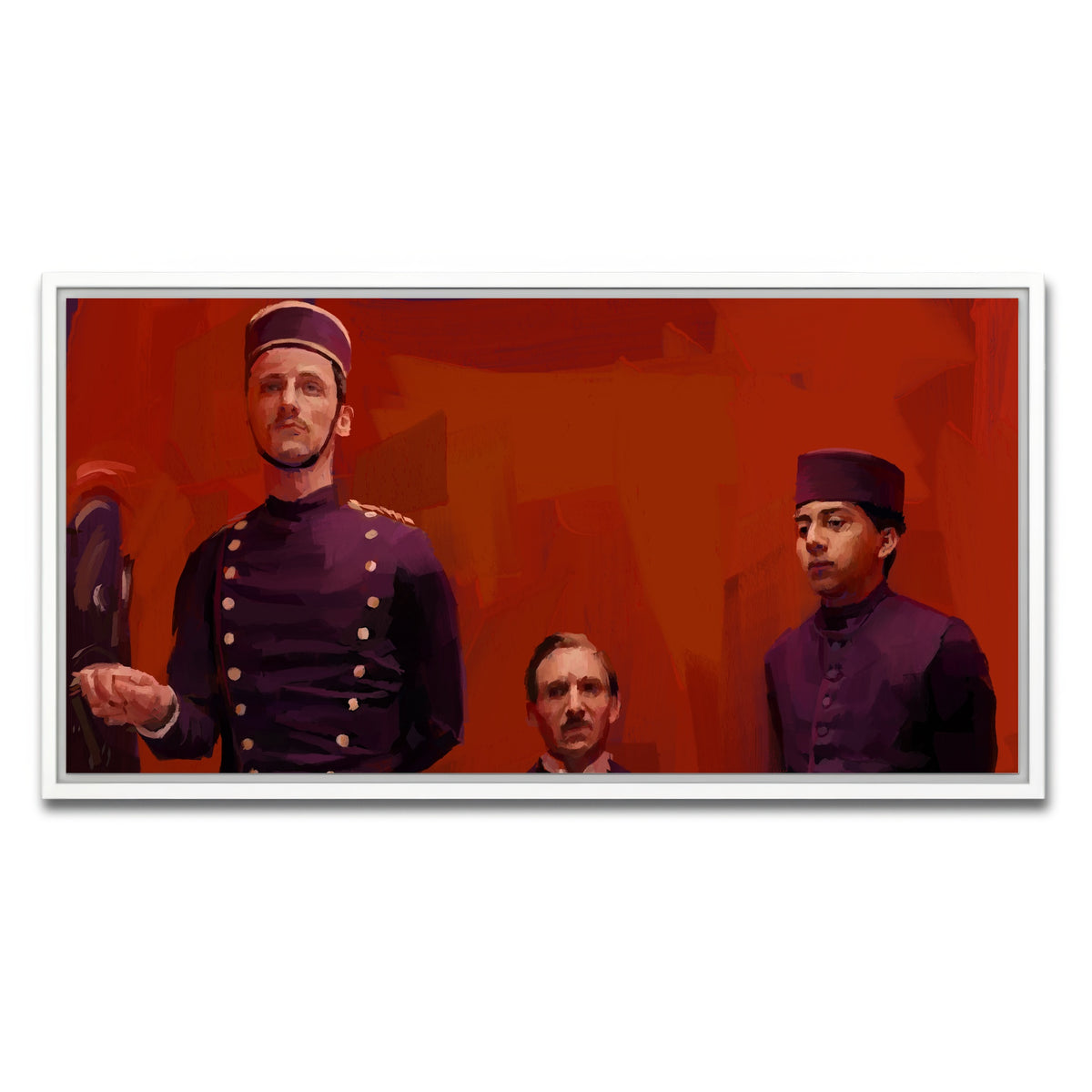 AUTO-MOCKUP WHITE | The Grand Budapest Hotel | 1 Piece | White Framed Canvas | group=2x1
