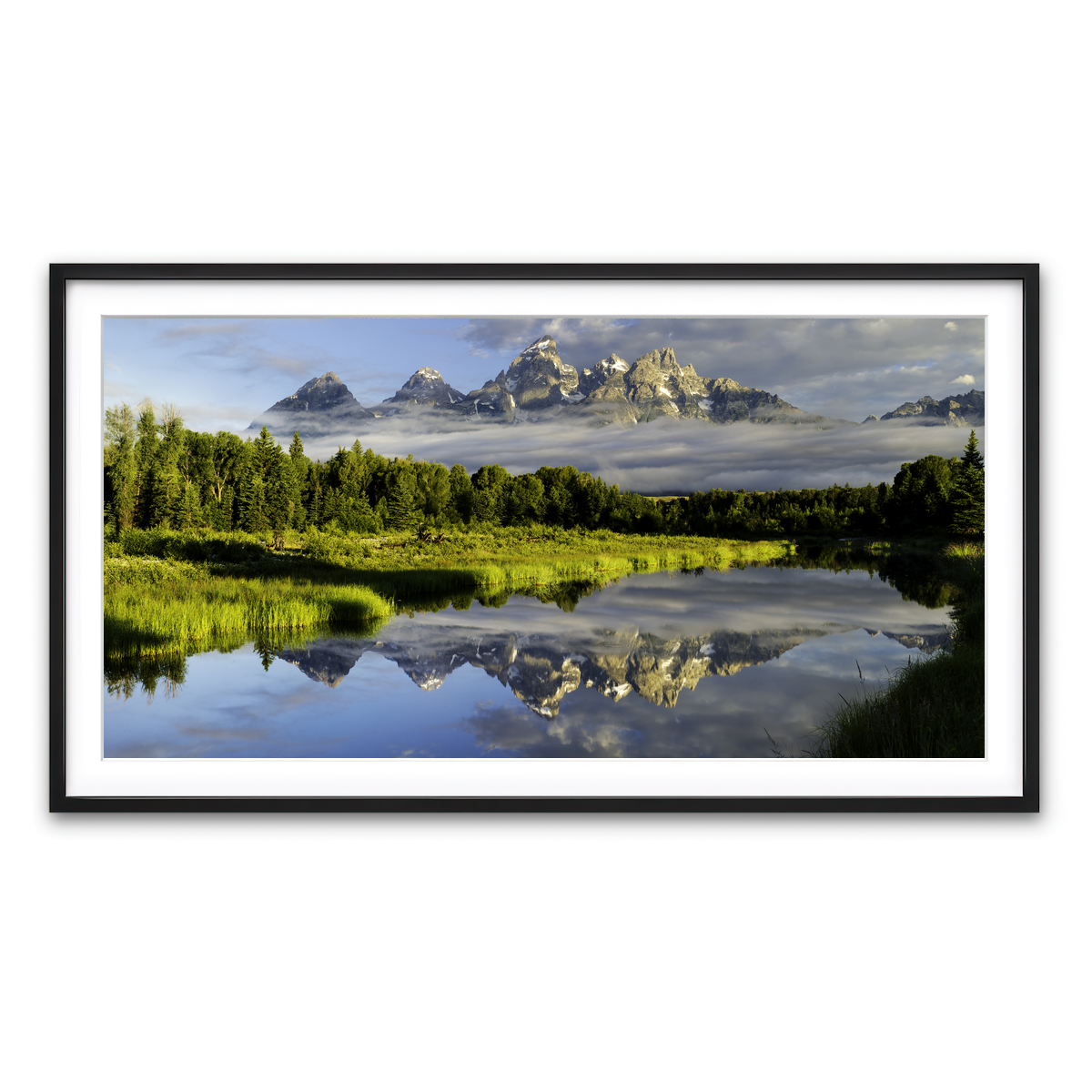 Framed Print 2x1 Black