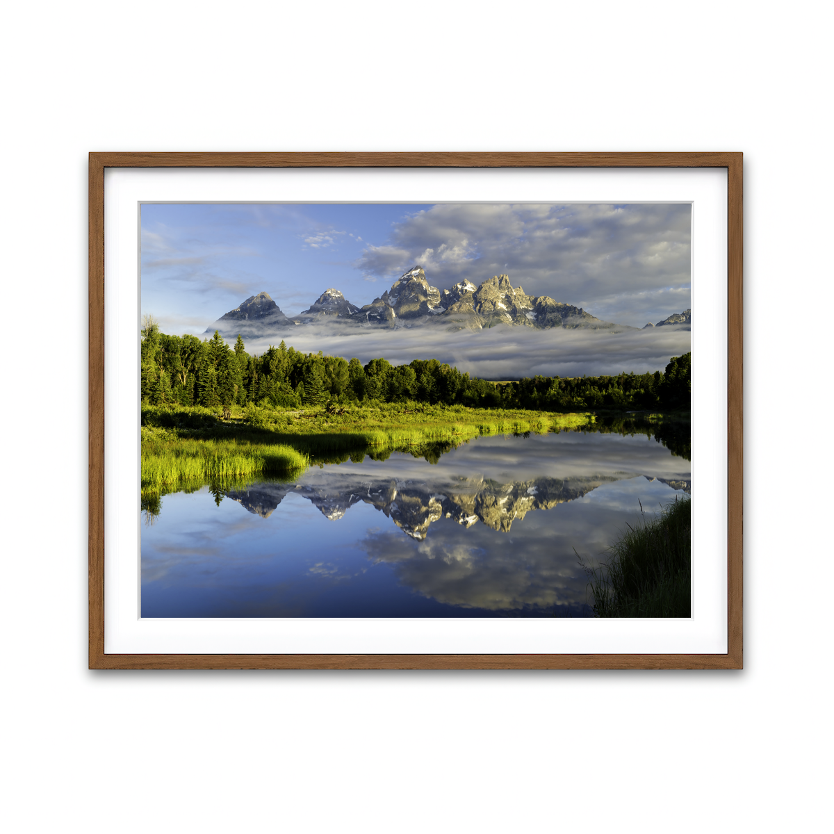 Framed Print 4x3 Walnut