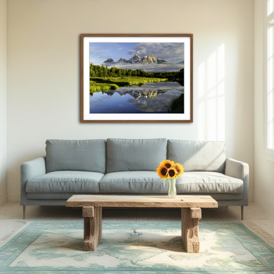 AUTO-MOCKUP ROOM | The Grand Tetons Wall Art