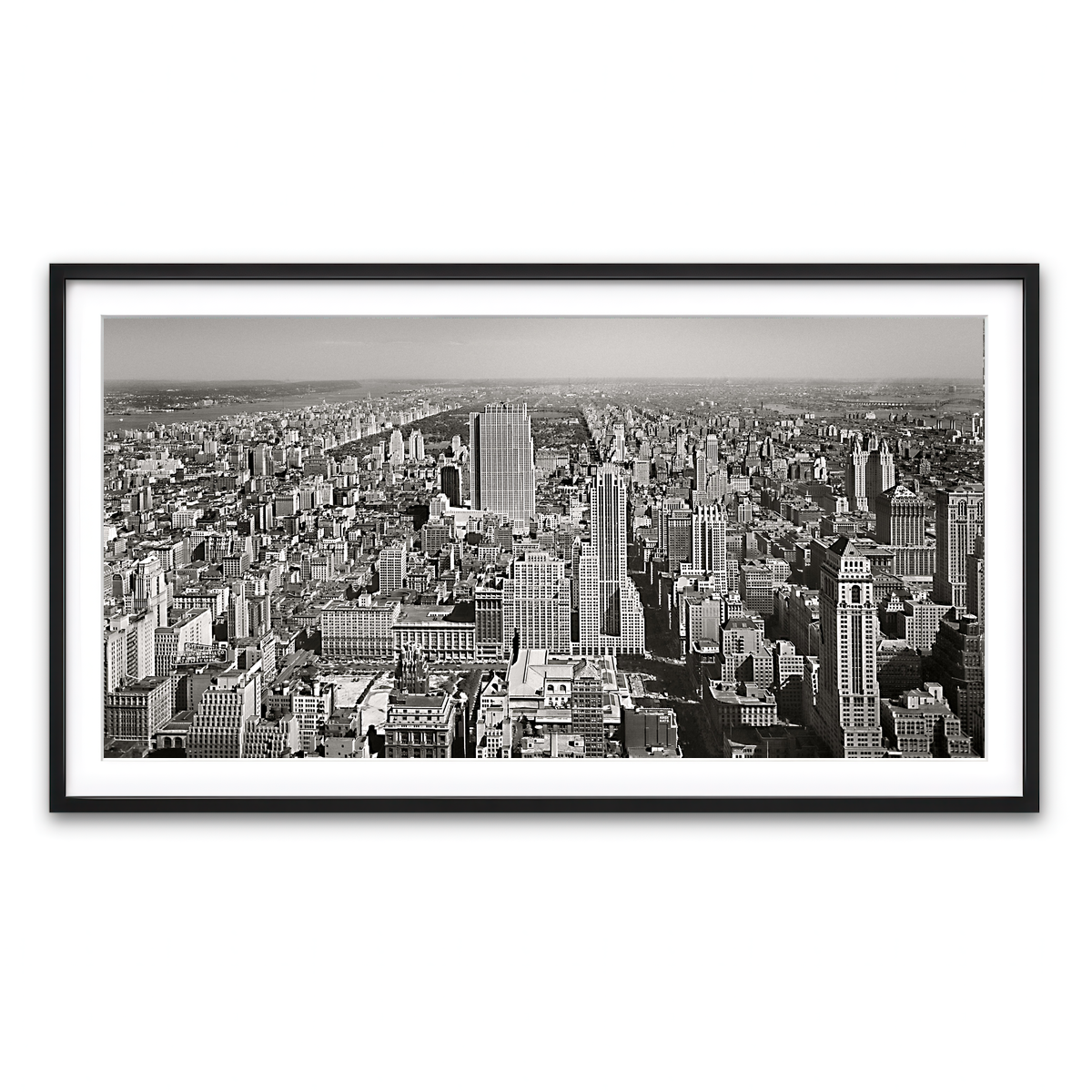 Framed Print 2x1 Black