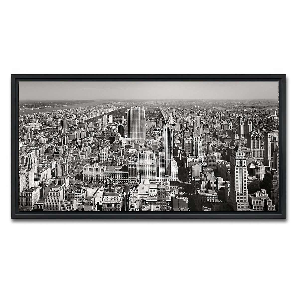 AUTO-MOCKUP WHITE | The Great Depression | 1 Piece | Black Framed Canvas | group=2x1