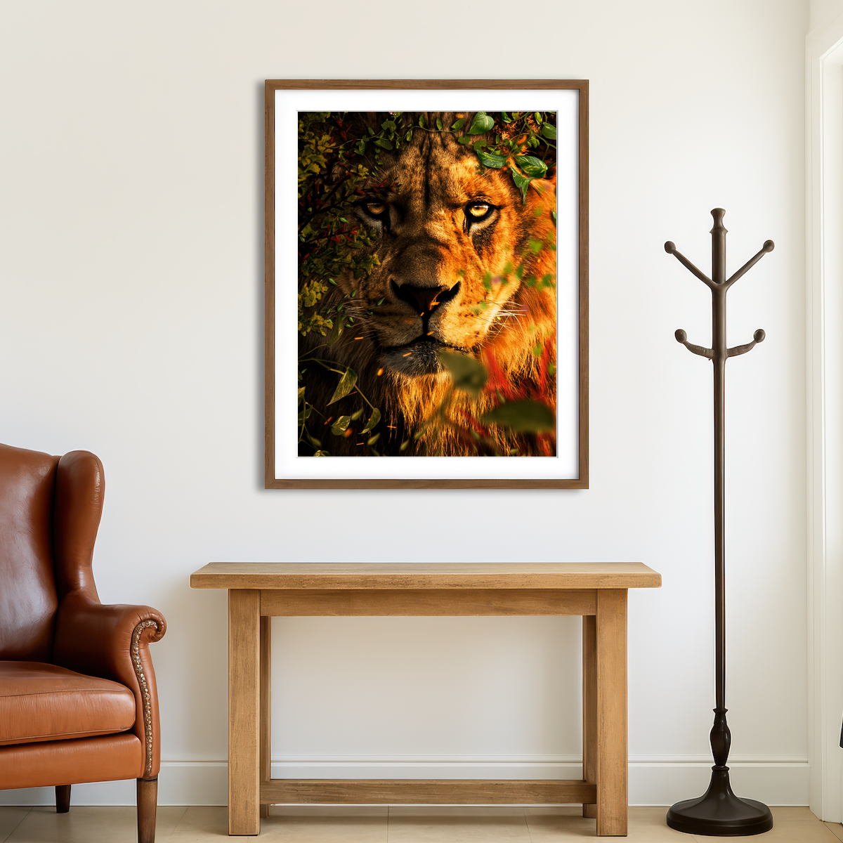 AUTO-MOCKUP ROOM | The Great King Wall Art