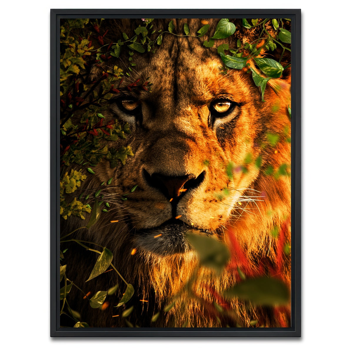 AUTO-MOCKUP WHITE | The Great King | 1 Piece | Black Framed Canvas | group=3x4