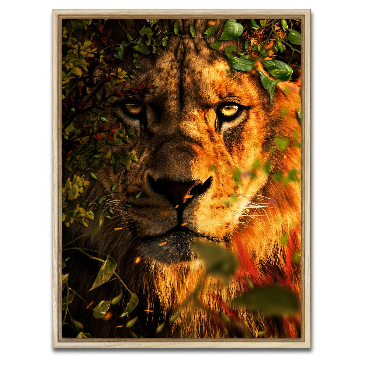 AUTO-MOCKUP WHITE | The Great King | 1 Piece | Natural Framed Canvas | group=3x4