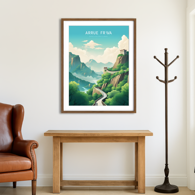 AUTO-MOCKUP ROOM | The Great Wall of China Wall Art