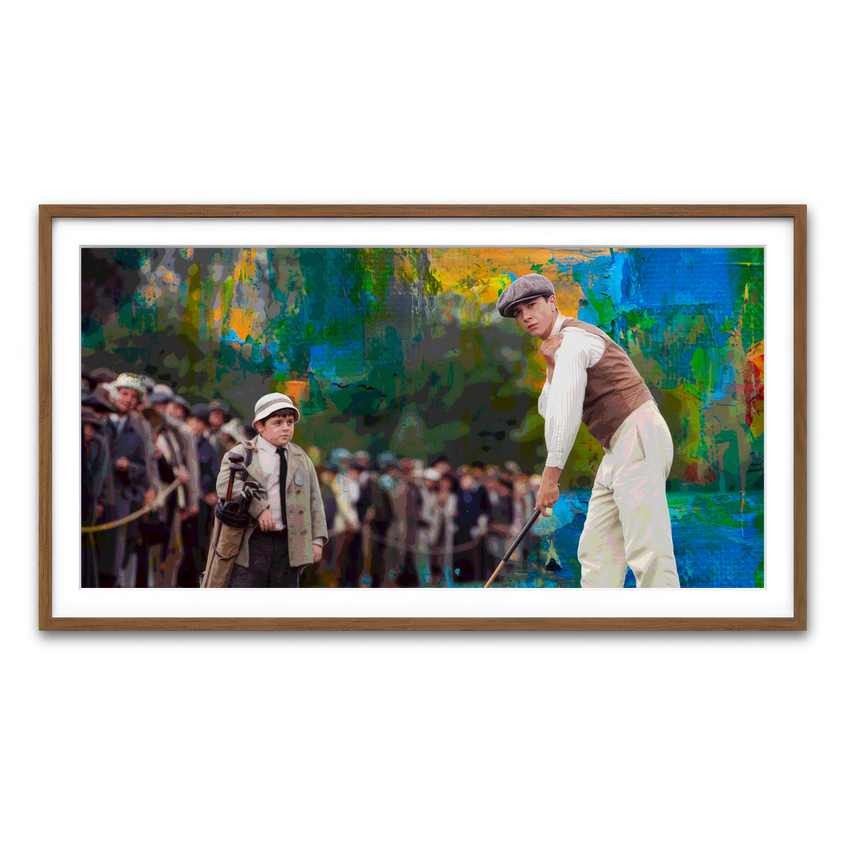 Framed Print 2x1 Walnut