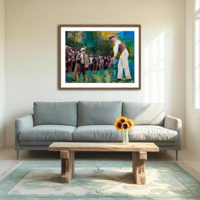 AUTO-MOCKUP ROOM | The Greatest Game - Francis Ouimet Wall Art