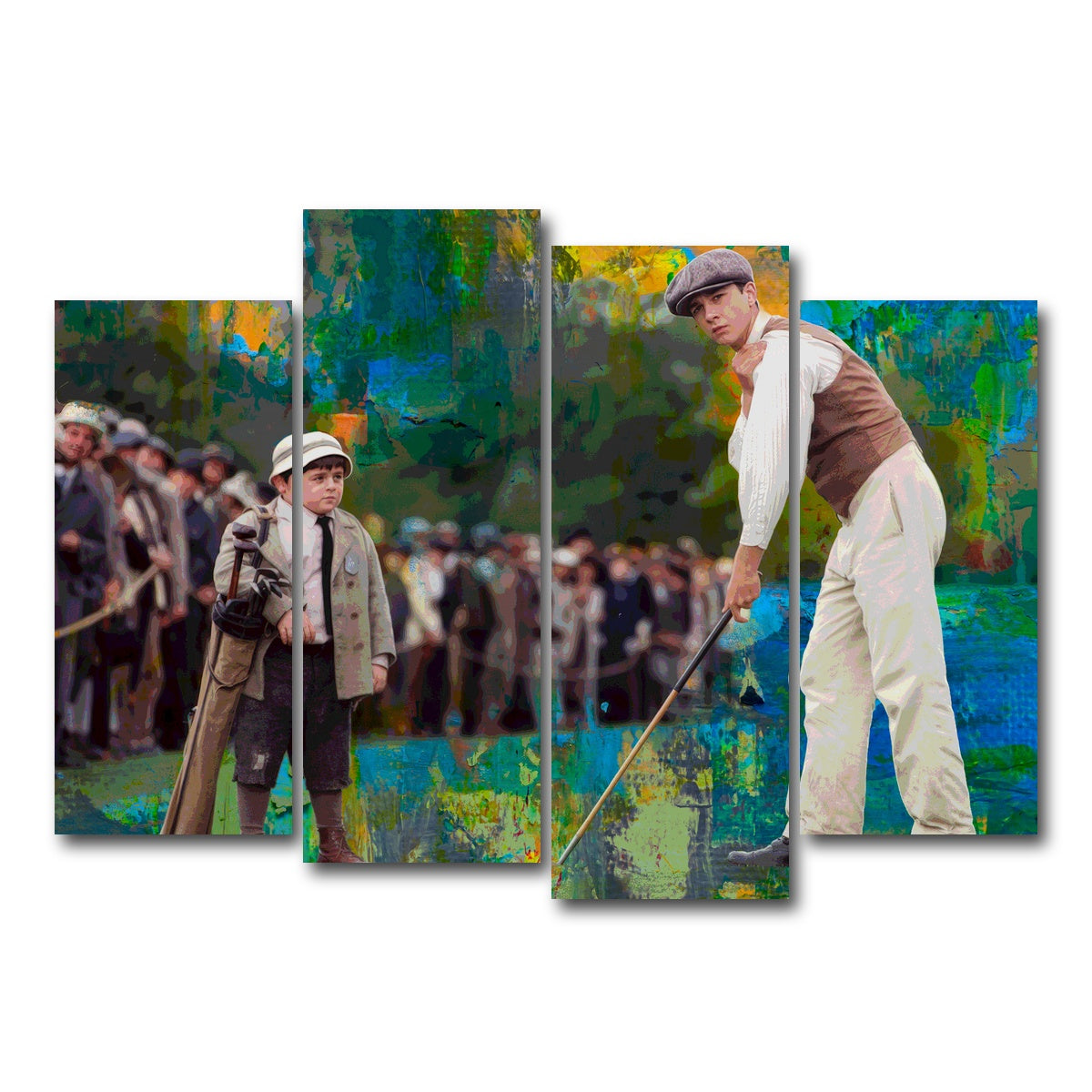 AUTO-MOCKUP WHITE | The Greatest Game - Francis Ouimet | 4 Piece | Gallery Wrap Canvas | group=4_normal