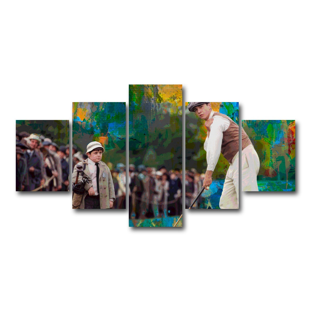 AUTO-MOCKUP WHITE | The Greatest Game - Francis Ouimet | 5 Piece | Gallery Wrap Canvas | group=5_short