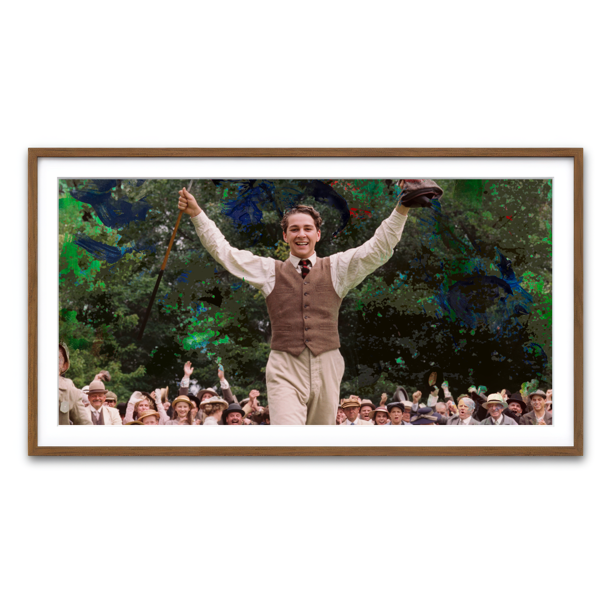 Framed Print 2x1 Walnut