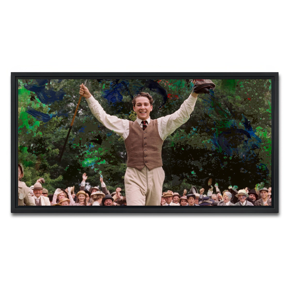 AUTO-MOCKUP WHITE | The Greatest Game Ever Played | 1 Piece | Black Framed Canvas | group=2x1