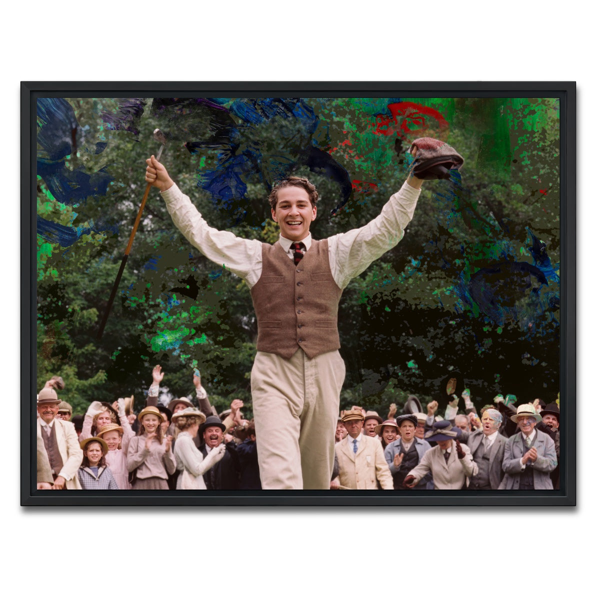 AUTO-MOCKUP WHITE | The Greatest Game Ever Played | 1 Piece | Black Framed Canvas | group=4x3