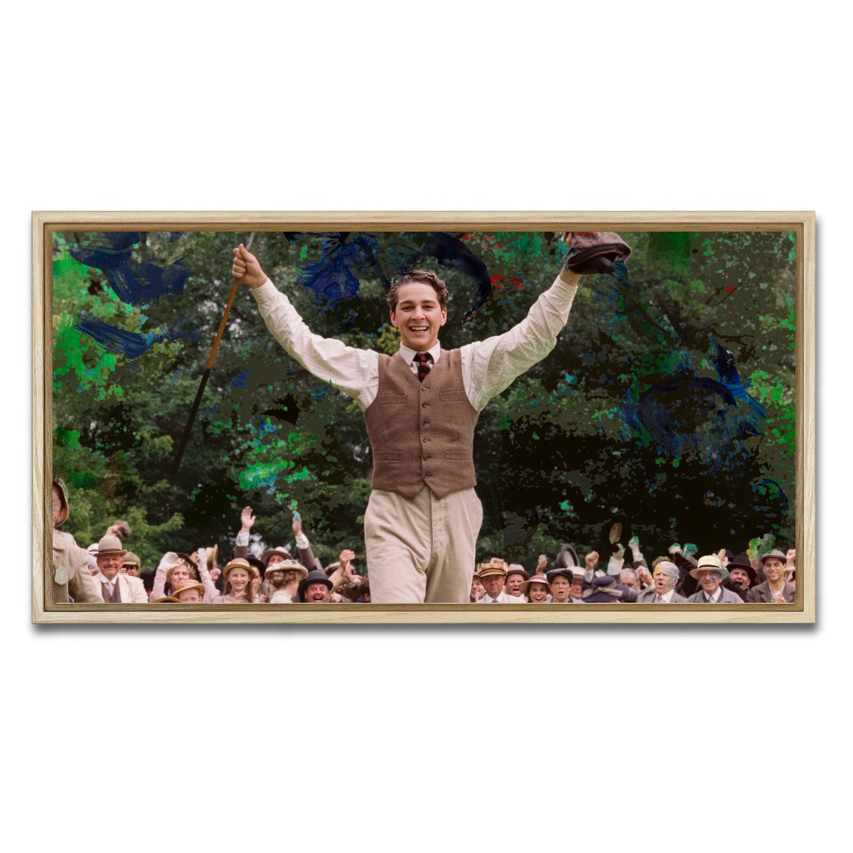 AUTO-MOCKUP WHITE | The Greatest Game Ever Played | 1 Piece | Natural Framed Canvas | group=2x1