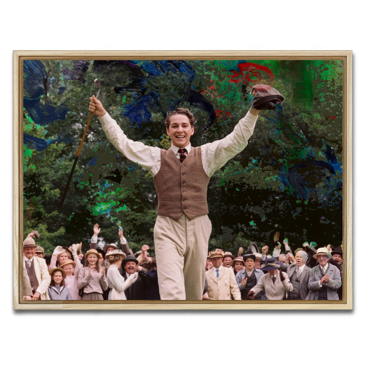 AUTO-MOCKUP WHITE | The Greatest Game Ever Played | 1 Piece | Natural Framed Canvas | group=4x3