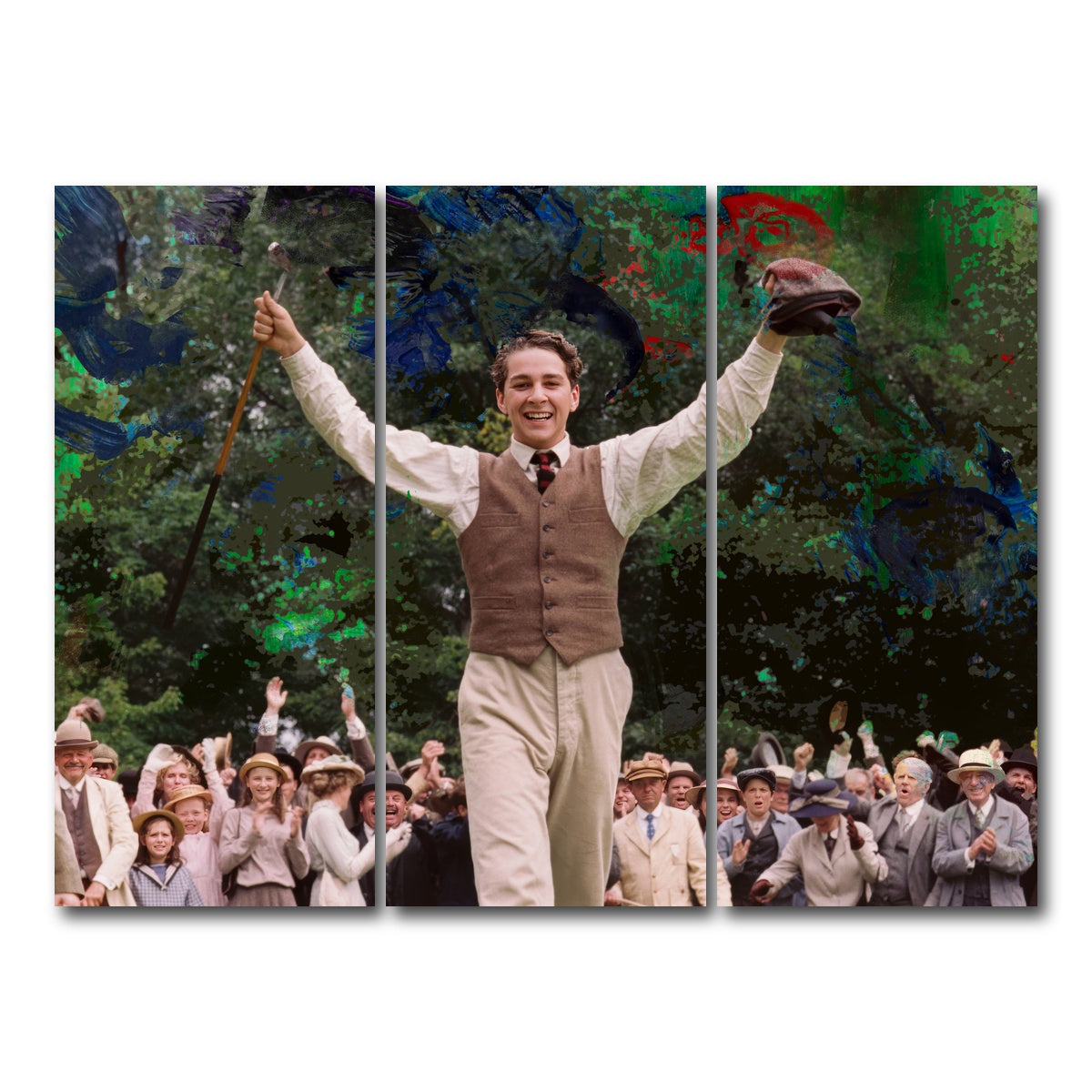 AUTO-MOCKUP WHITE | The Greatest Game Ever Played | 3 Piece | Gallery Wrap Canvas | group=8x18