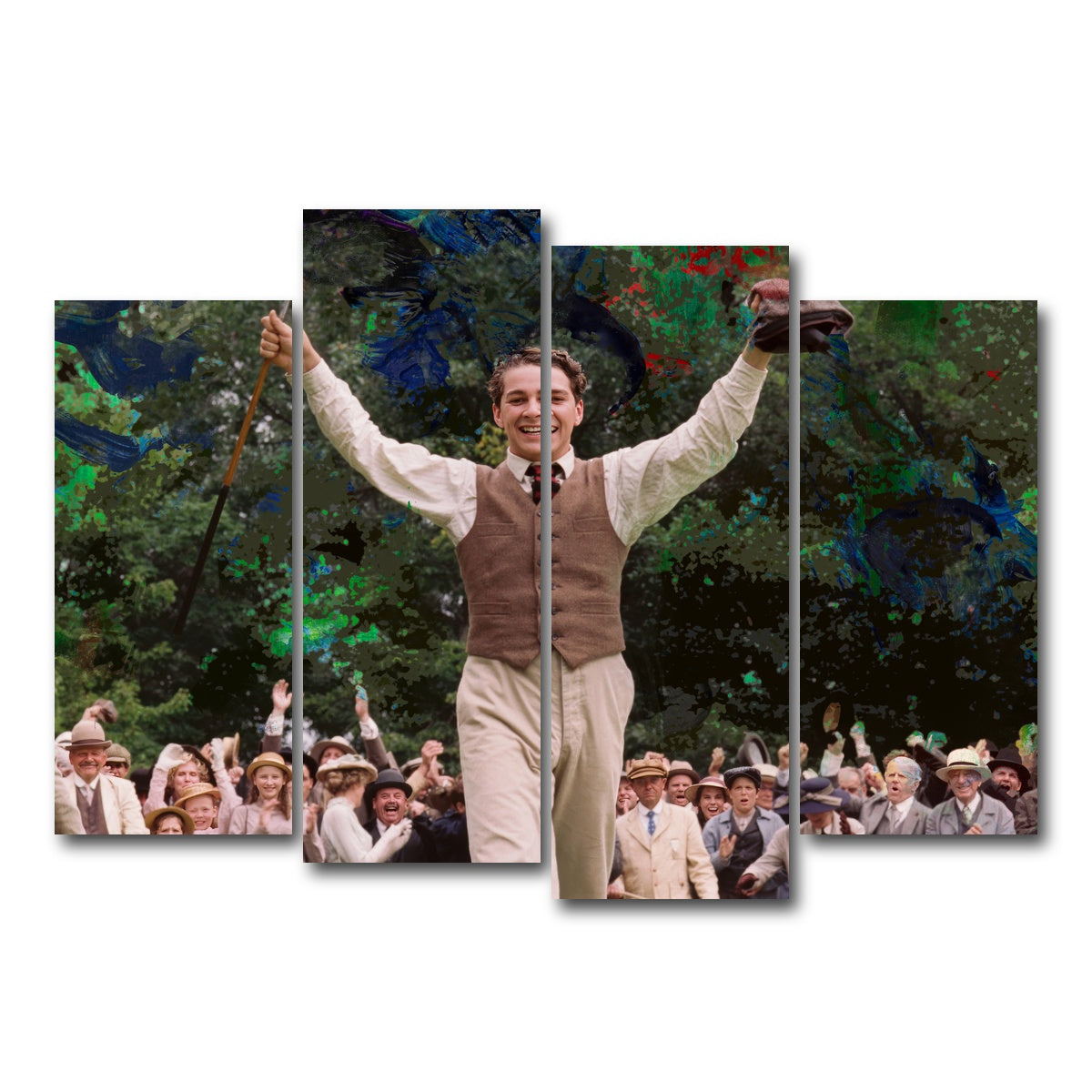 AUTO-MOCKUP WHITE | The Greatest Game Ever Played | 4 Piece | Gallery Wrap Canvas | group=4_normal