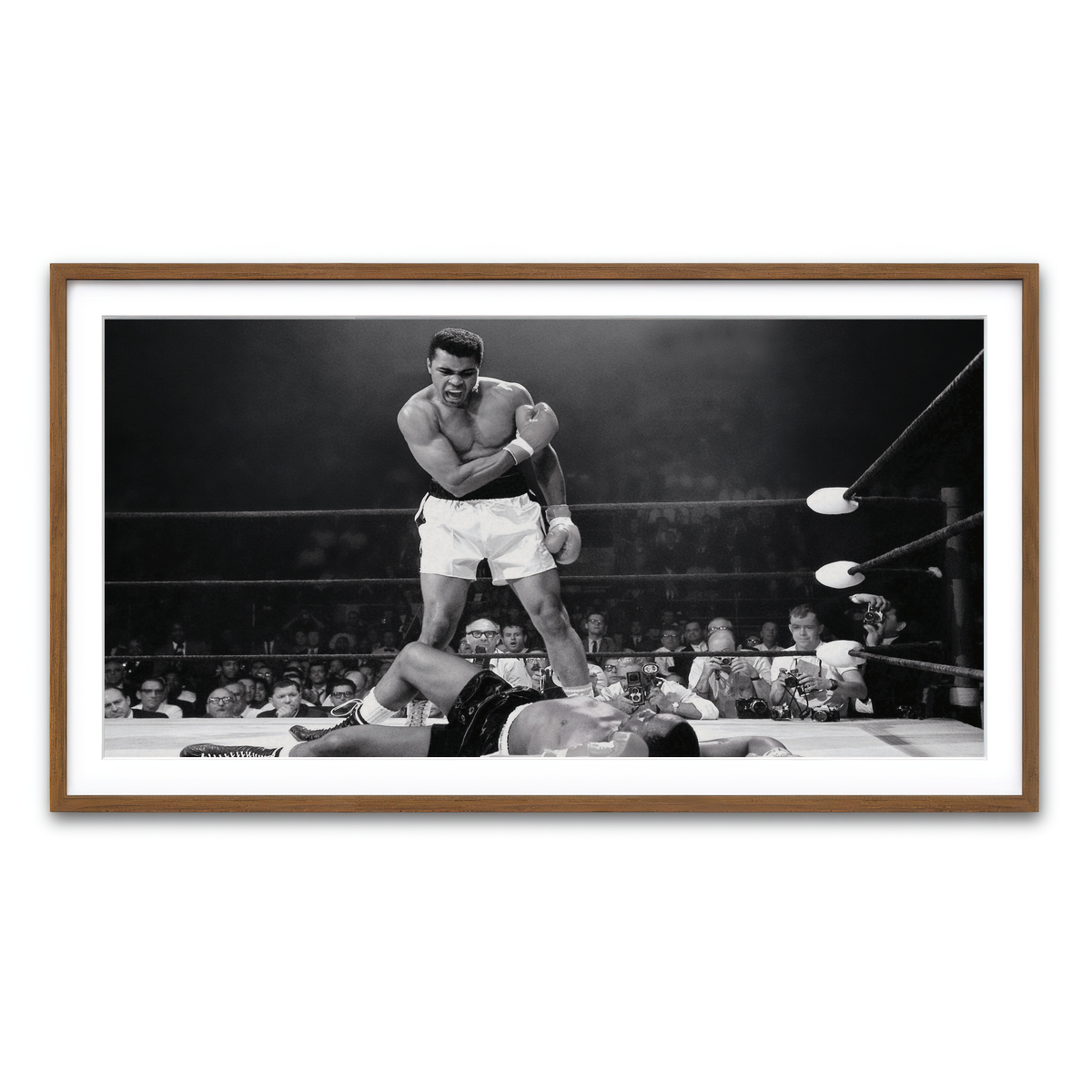 Framed Print 2x1 Walnut