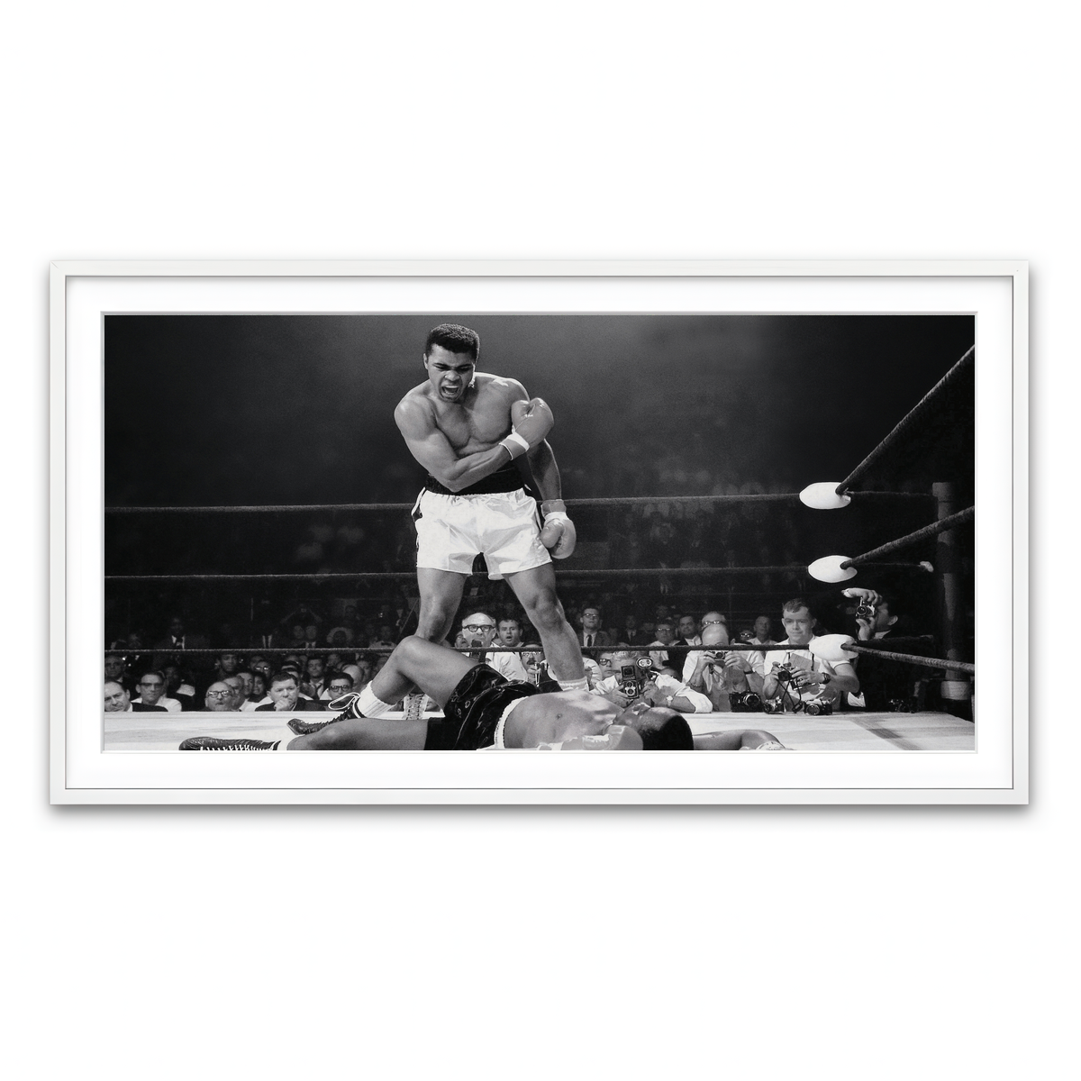 Framed Print 2x1 White