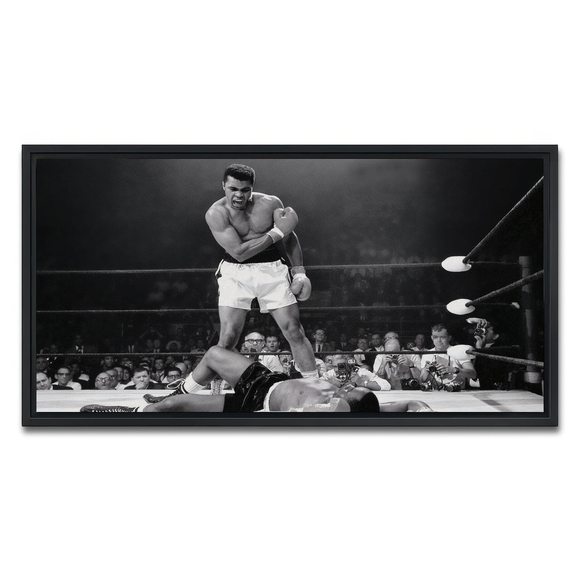 AUTO-MOCKUP WHITE | The Greatest | 1 Piece | Black Framed Canvas | group=2x1