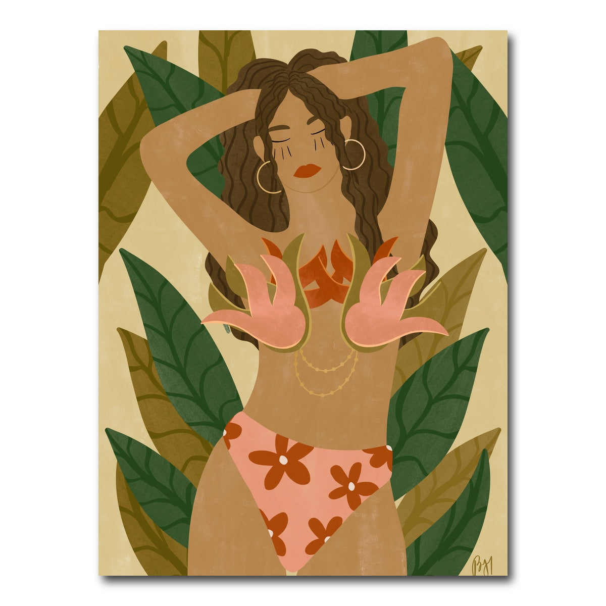 AUTO-MOCKUP WHITE | The Heat of the Tropics | 1 Piece | Gallery Wrap Canvas | group=3x4