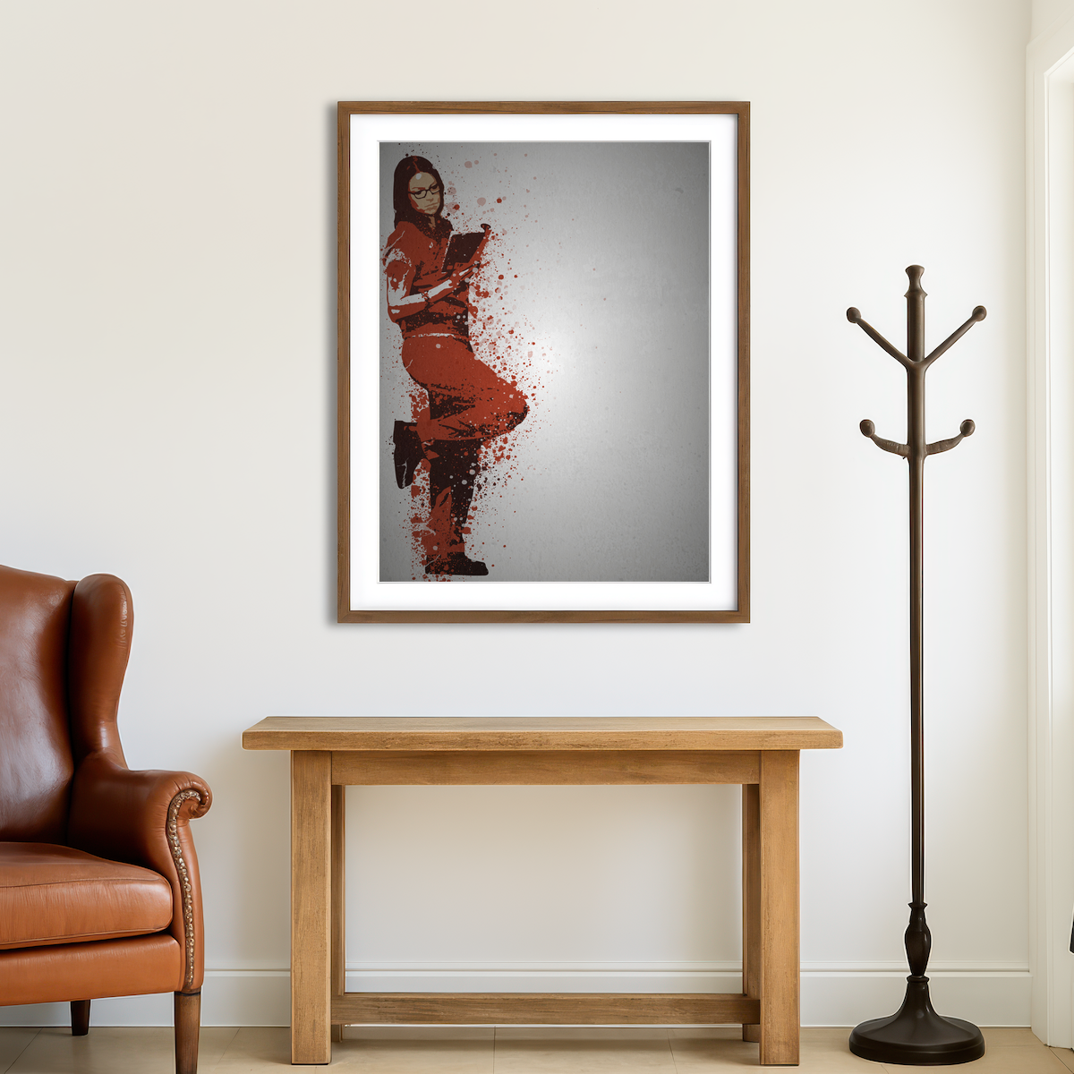 AUTO-MOCKUP ROOM | The Hot One Wall Art