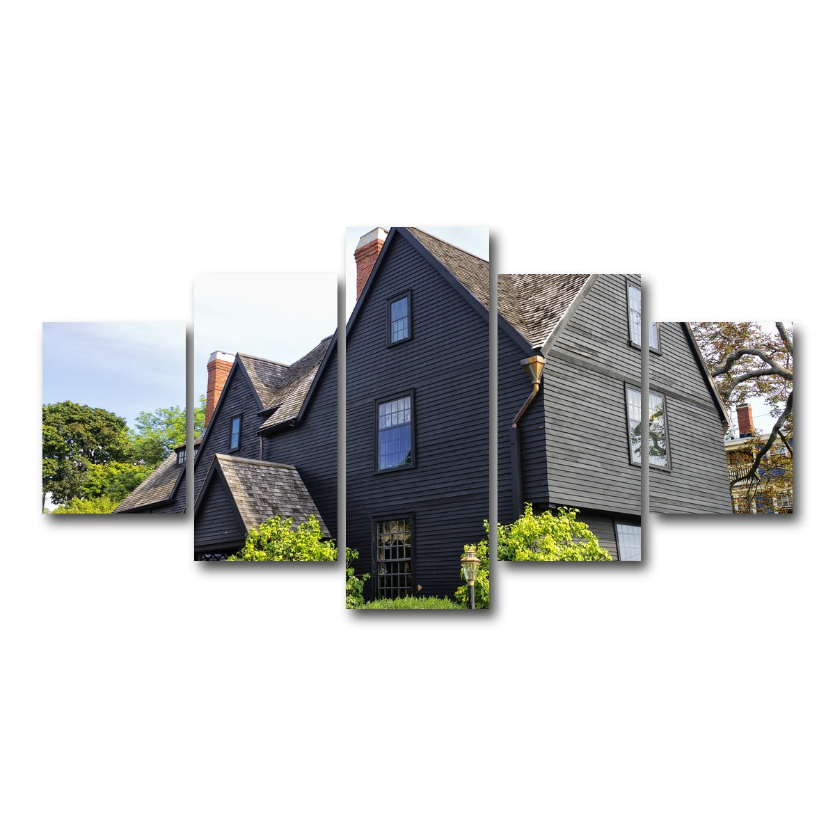 AUTO-MOCKUP WHITE | The House of the Seven Gables | 5 Piece | Gallery Wrap Canvas | group=5_short
